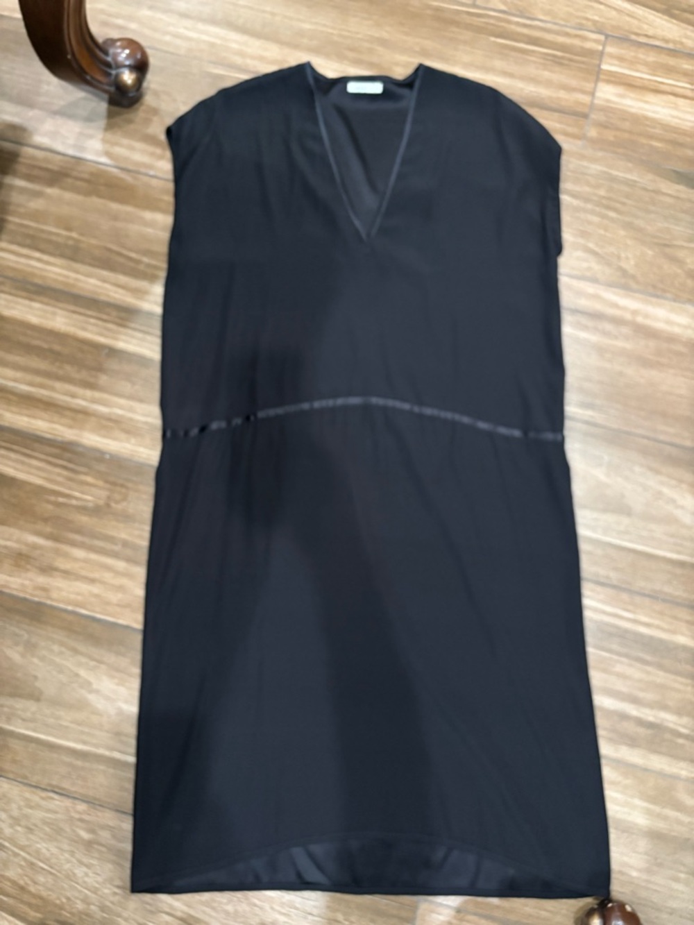 Classic Black V-Neck Women’s Dress